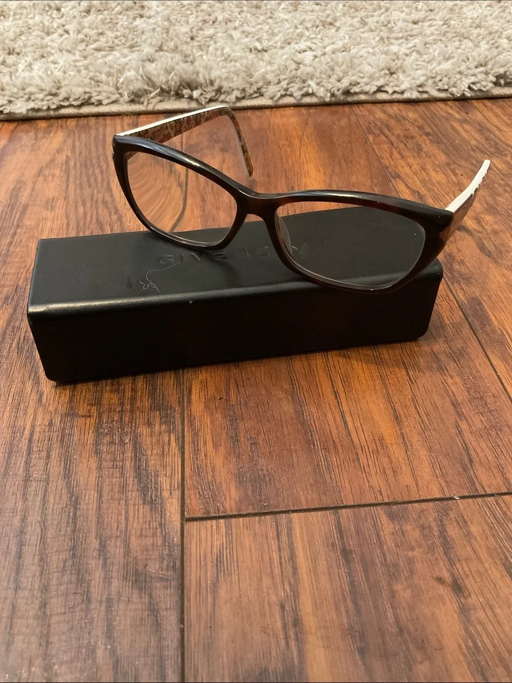 Givenchy VGV 869 COL 09XK FRAMES ONLY Flex Hinge Italy 53-16-140-34 w/case